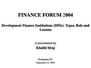 FINANCE FORUM 2 004