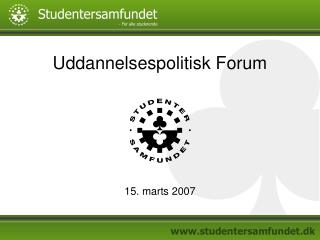 Uddannelsespolitisk Forum