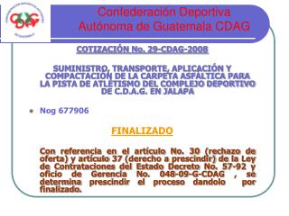 Confederación Deportiva Autónoma de Guatemala CDAG