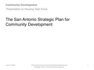 Community Development