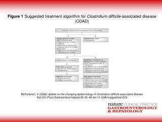 Figure 1 Suggested treatment algorithm for Clostridium difficile -associated disease (CDAD)