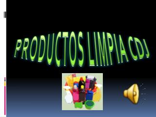 PRODUCTOS LIMPIA CDJ