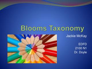 Blooms Taxonomy