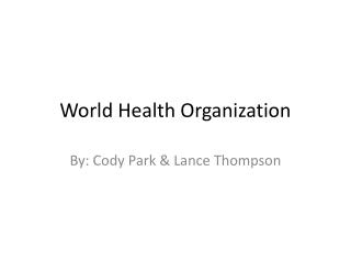 World Health Organization