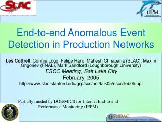 End-to-end Anomalous Event Detection in Production Networks