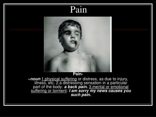 Pain