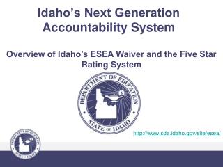 Idaho’s Next Generation Accountability System