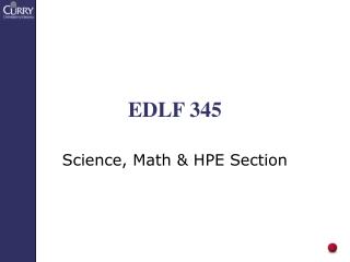 EDLF 345