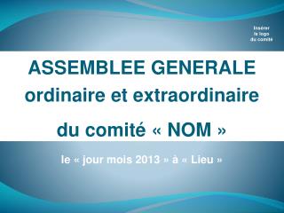 du comité « NOM »