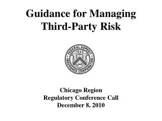 Guidance for Managing Third-Party Risk
