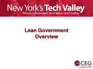 Lean Government Overview