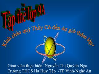 Tập thể lớp 9A