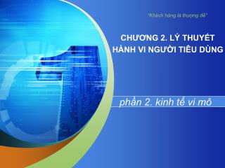 phần 2. kinh tế vi mô