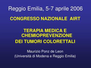 Reggio Emilia, 5-7 aprile 2006