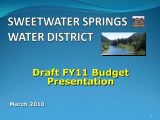 Draft FY11 Budget Presentation