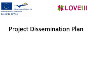 Project Dissemination Plan