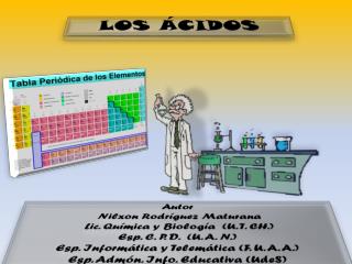 Autor Nilxon Rodríguez Maturana Lic. Química y Biología (U. T. CH.) Esp . C. P. D. (U. A. N.)