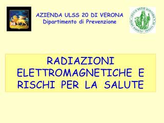 AZIENDA ULSS 20 DI VERONA Dipartimento di Prevenzione