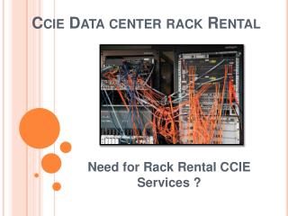 Want to Hire Ccie Data center rack Rental Service