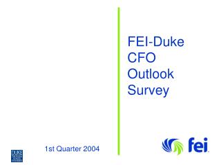 FEI-Duke CFO Outlook Survey