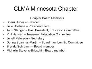CLMA Minnesota Chapter
