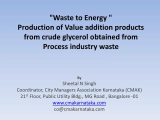 By Sheetal N Singh Coordinator, City Managers Association Karnataka (CMAK)