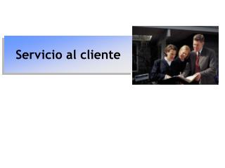 Servicio al cliente