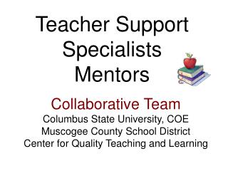 Teacher Support Specialists Mentors