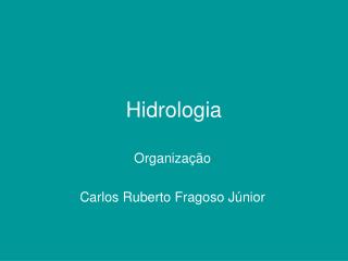 Hidrologia