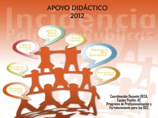 APOYO DIDÁCTICO 2012
