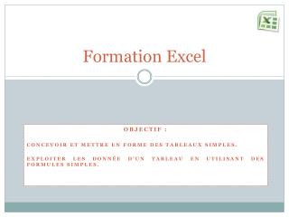 Formation Excel