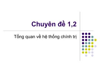 Chuyên đề 1,2