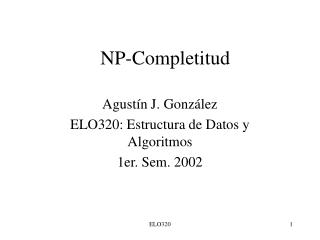NP-Completitud