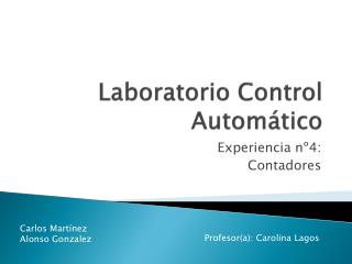 Laboratorio Control Automático