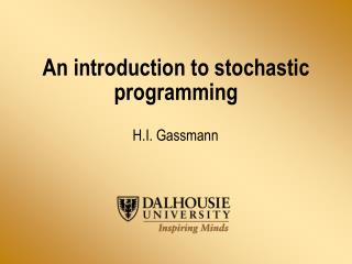 An introduction to stochastic programming