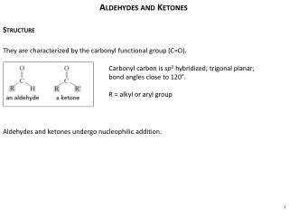 Aldehydes and Ketones