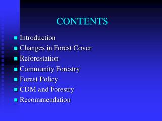 CONTENTS