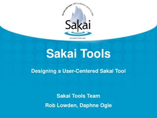 Sakai Tools