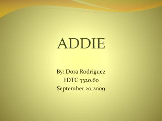 ADDIE
