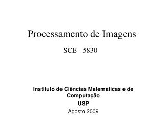 Processamento de Imagens