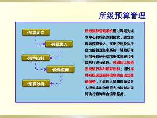 所级预算管理