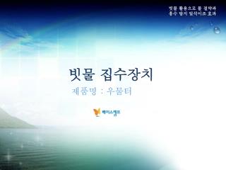 빗물 집수장치
