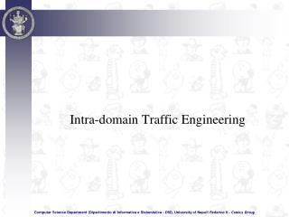 Intra-domain Traffic Engineering