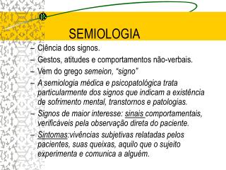 SEMIOLOGIA