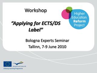 Workshop “Applying for ECTS/DS Label”