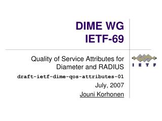 DIME WG IETF-69