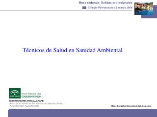 Técnicos de Salud en Sanidad Ambiental