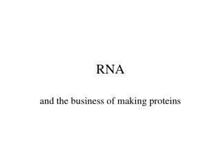 RNA