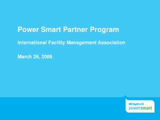 Power Smart Partner Program