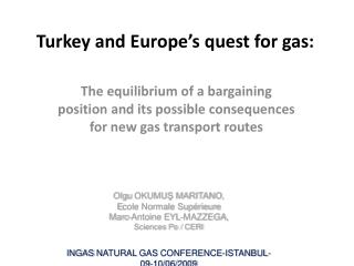 Turkey and Europe’s quest for gas: